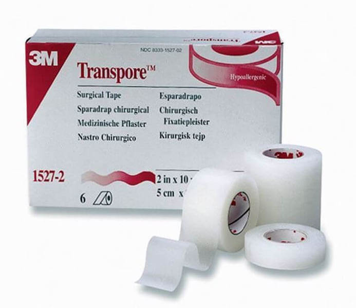 Adhesive Tape - Transpore 1" - 12/PK