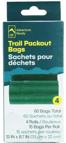 Adventure Ready Trail Packout Bags - 4-Pack