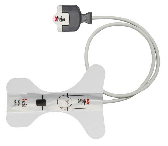 Physio Control LIFEPAK 15 - Masimo M-LNCS Disposable Adhesive SpO2 Sensor 20-box