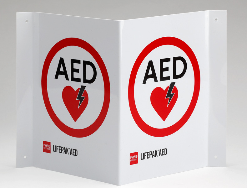 AED Location Sign - Tent