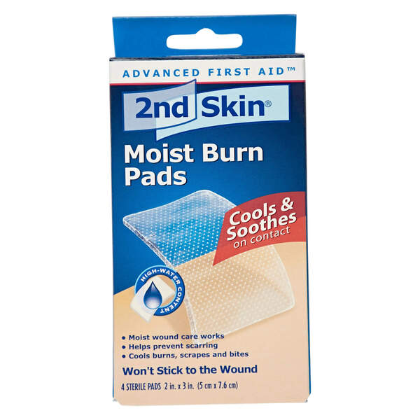 2nd Skin Moist Burn Pads Sterile 2" x 3" - 4BX