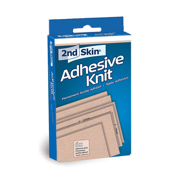 2nd Skin Adhesive Knit Sheets 3" x 5" - 6BX