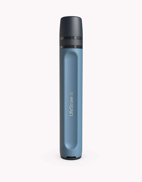 LifeStraw PEAK Personal Water Filter Straw - Mountain Blue