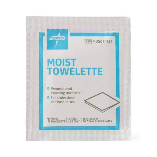 BZK - Medline Moist Cleaning Towelette 5" x 7"