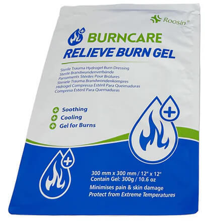 Roosin BurnCare Sterile Gel Dressing - 12" x 12"