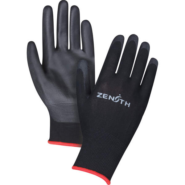 Zenith - Lightweight Palm Coated Gloves, Polyurethane Coating, 13 Gauge, Polyester Shell