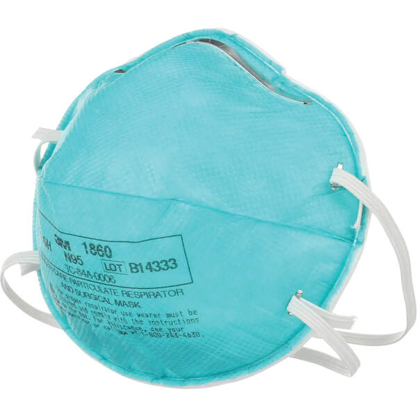 3M N95 Particulate Healthcare Respirator - Model 1860 - 20-Box
