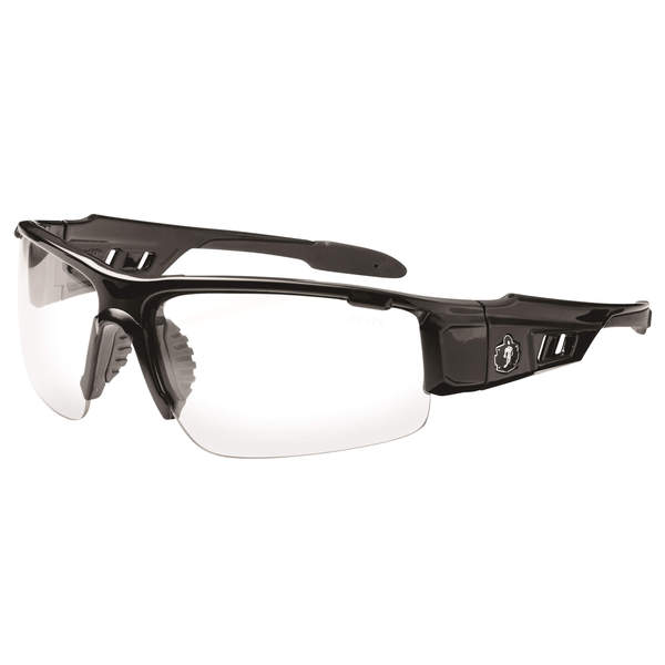 Ergodyne - Skullerz® Dagr Safety Glasses, Clear Lens, Anti-Scratch Coating, CSA Z94.3/ANSI Z87+