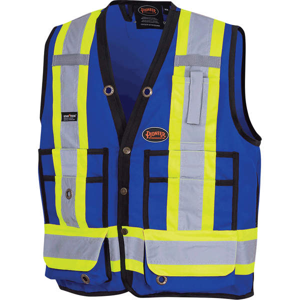 Pioneer - Surveyor's Safety Vest, Royal Blue