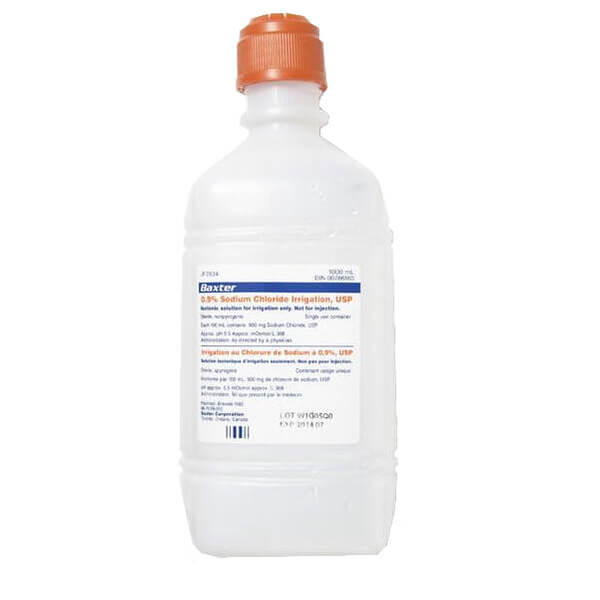 Baxter 0.9% Sodium Chloride For Irrigation USP - 1 L