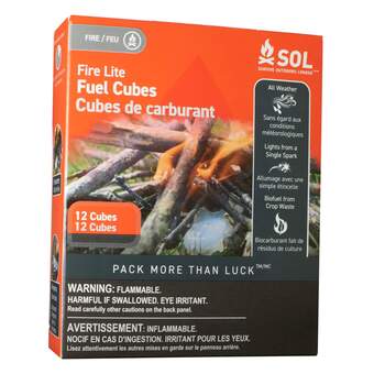 SOL Fire Lite Fuel Cubes - 12-Pack