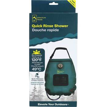 Adventure Ready Quick Rinse Solar Shower