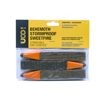 UCO Behemoth Stormproof Sweetfire Strikeable Fire Starter 3-Pack