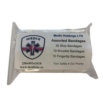 Assorted Adhesive Bandage Fabric Heavyweight Kit Refill 50-Pack