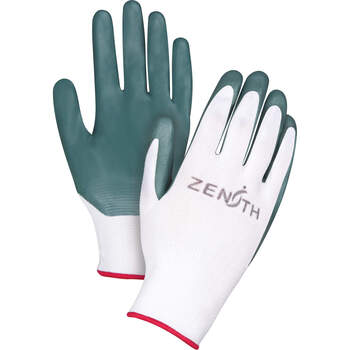 Zenith Premium Comfort Gloves Grey/White - 1 Pair