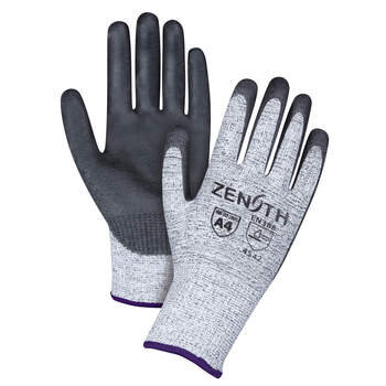 Zenith Seamless Stretch Cut-Resistant Polyurethane Coated Gloves - 1 Pair