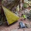 in use as a tarp