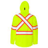 hi-vis yellow back
