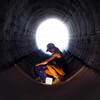matte in tunnel