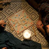 matte lighting scrabble board