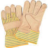 Pair of gloves showing palm and back of hand. M and Ladies size.