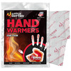 Packaging with pair of hand warmers behind