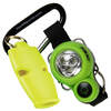 neon yellow micro whistle with LED
